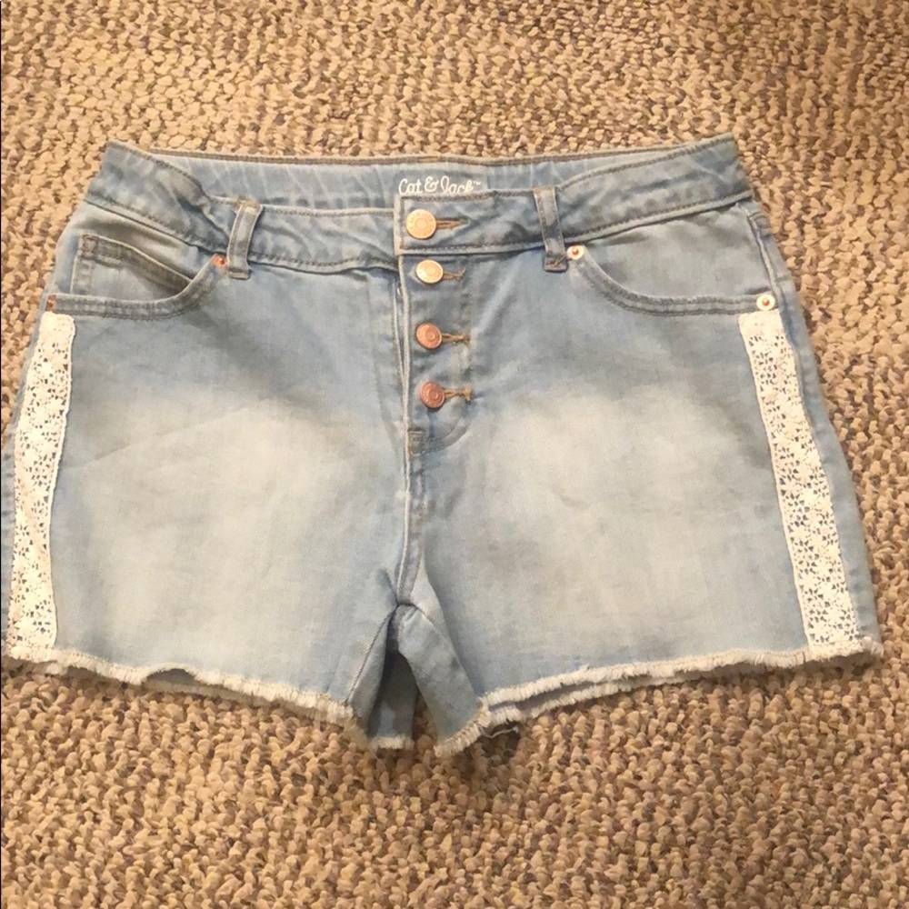 Girls jean shorts